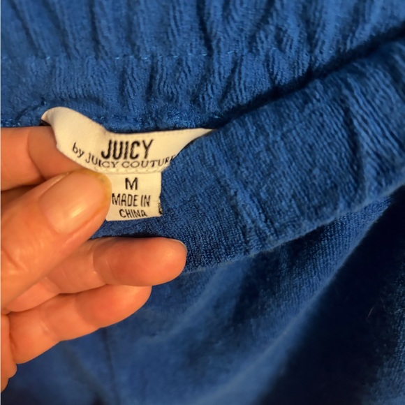 Juicy Couture Royal Blue Terry Cloth Jacket and Shorts - Picture 6 of 6